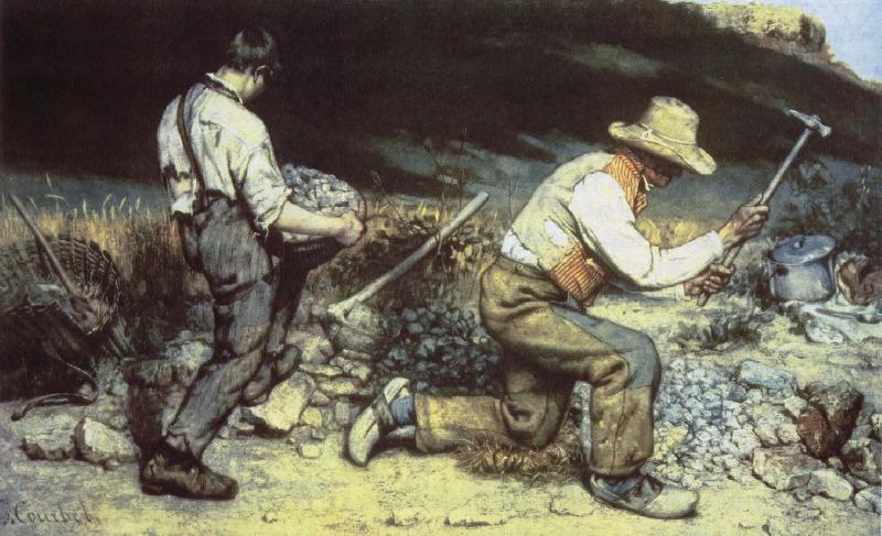 Gustave Courbet Quarrying Germany oil painting art